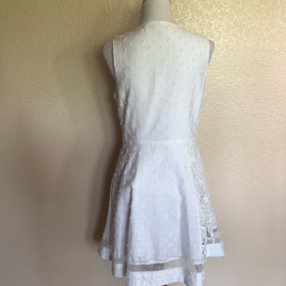 RACHEL Rachel Roy White Lace A-Line Dress S - Picture 3 of 8